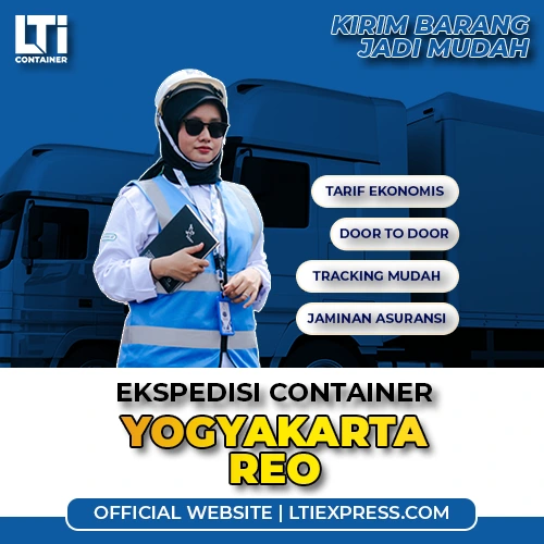 ekspedisi container yogyakarta ke reo