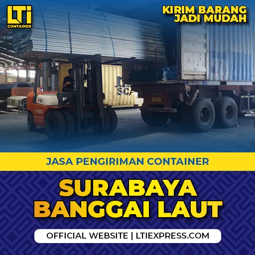 jasa pengiriman container surabaya banggai laut