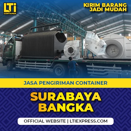 jasa pengiriman container surabaya bangka