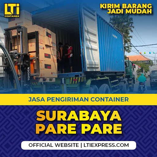 jasa pengiriman container surabaya pare pare