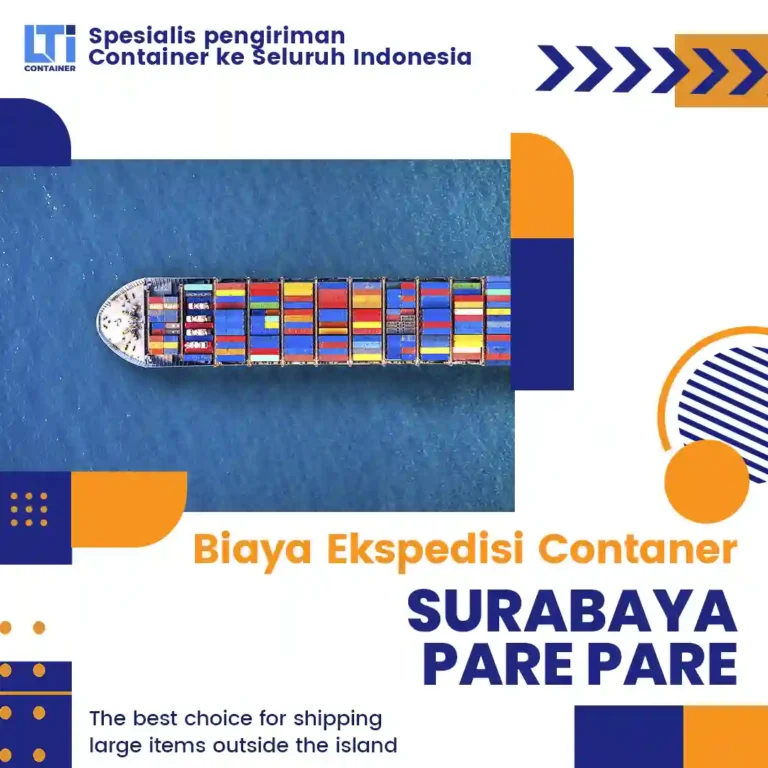 biaya ekspedisi container surabaya pare pare