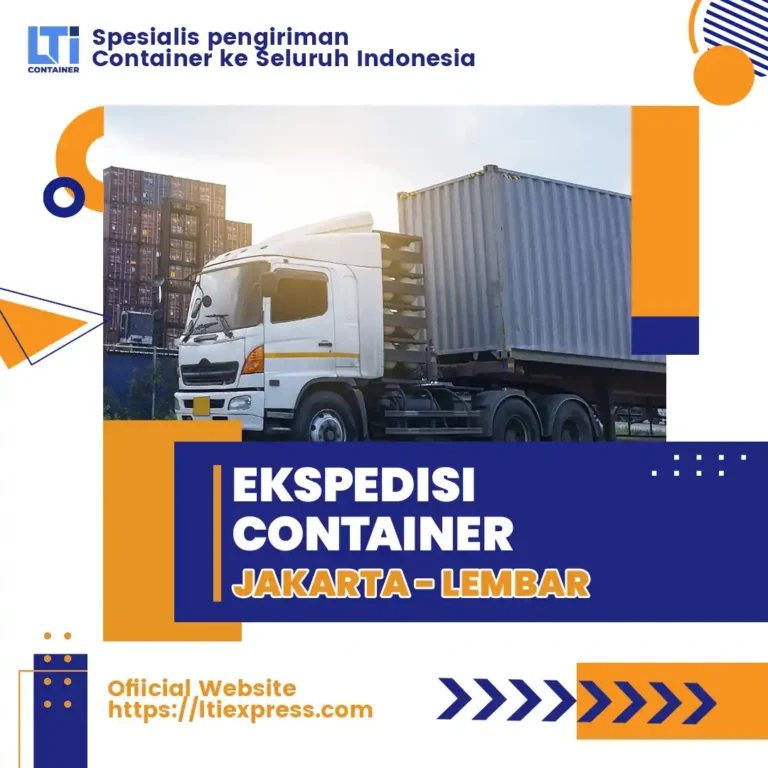 ekspedisi container jakarta lembar