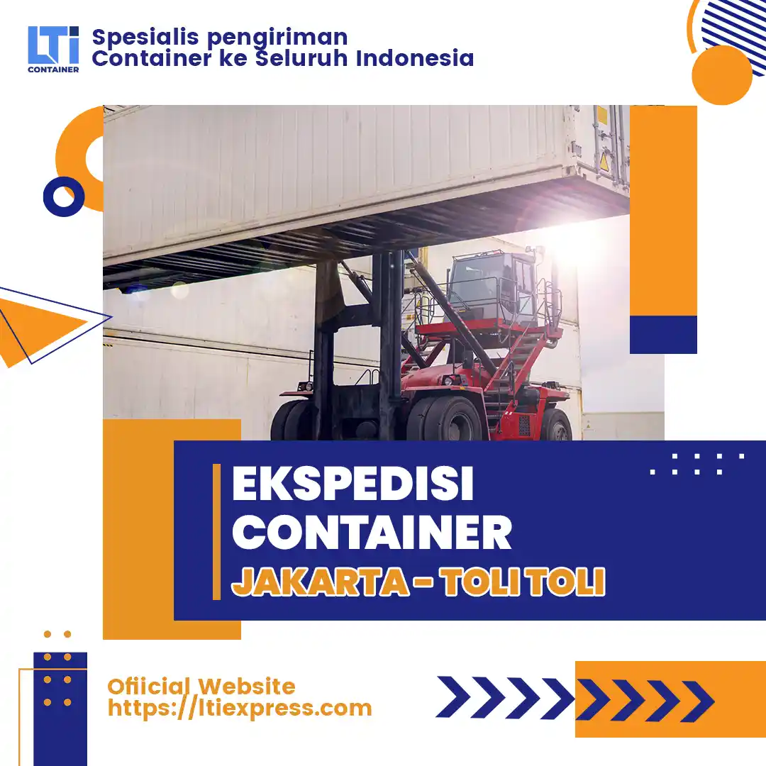 ekspedisi container jakarta toli toli