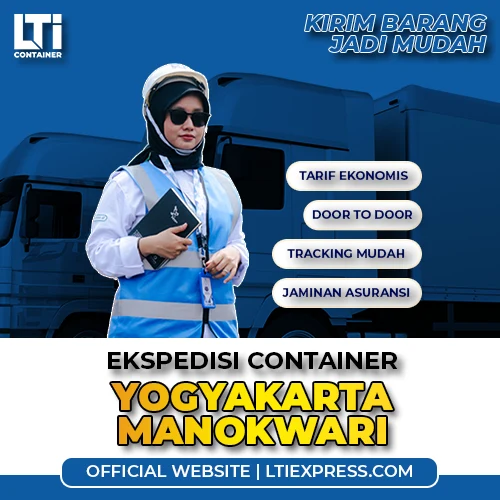 ekspedisi container yogyakarta ke manokwari