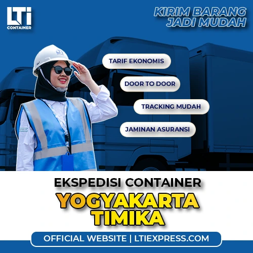 ekspedisi container yogyakarta ke timika