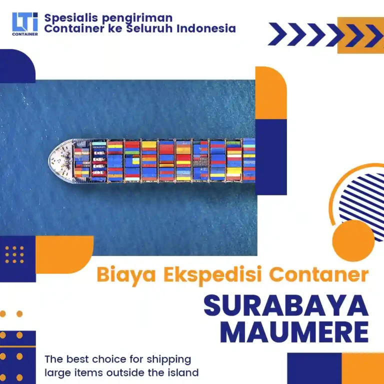 biaya ekspedisi container surabaya maumere
