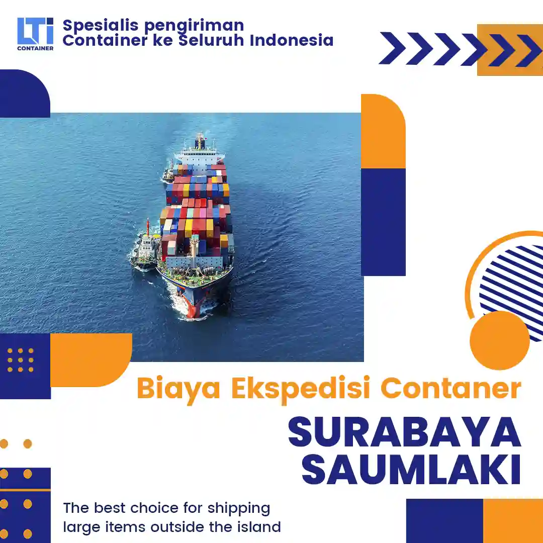 biaya ekspedisi container surabaya saumlaki