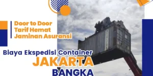 biaya ekspedisi container jakarta bangka