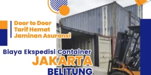 biaya ekspedisi container jakarta belitung