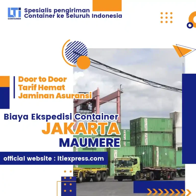 biaya ekspedisi container jakarta maumere