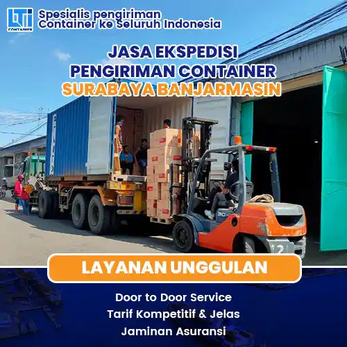 jasa ekspedisi pengiriman container surabaya banjarmasin