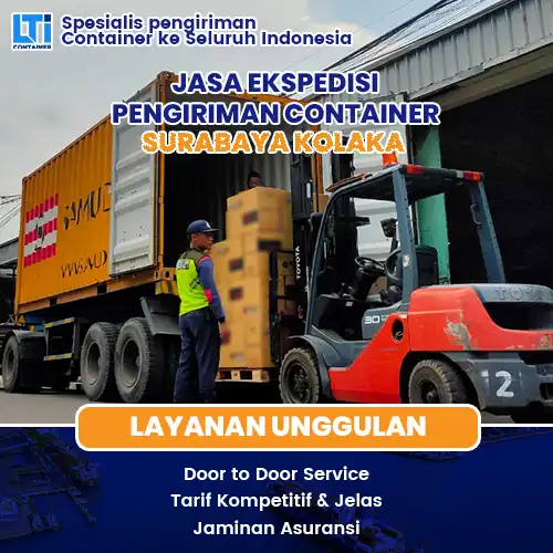 jasa ekspedisi pengiriman container surabaya kolaka